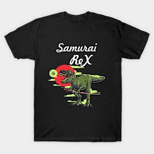 Samurai Rex Funny T-Shirt